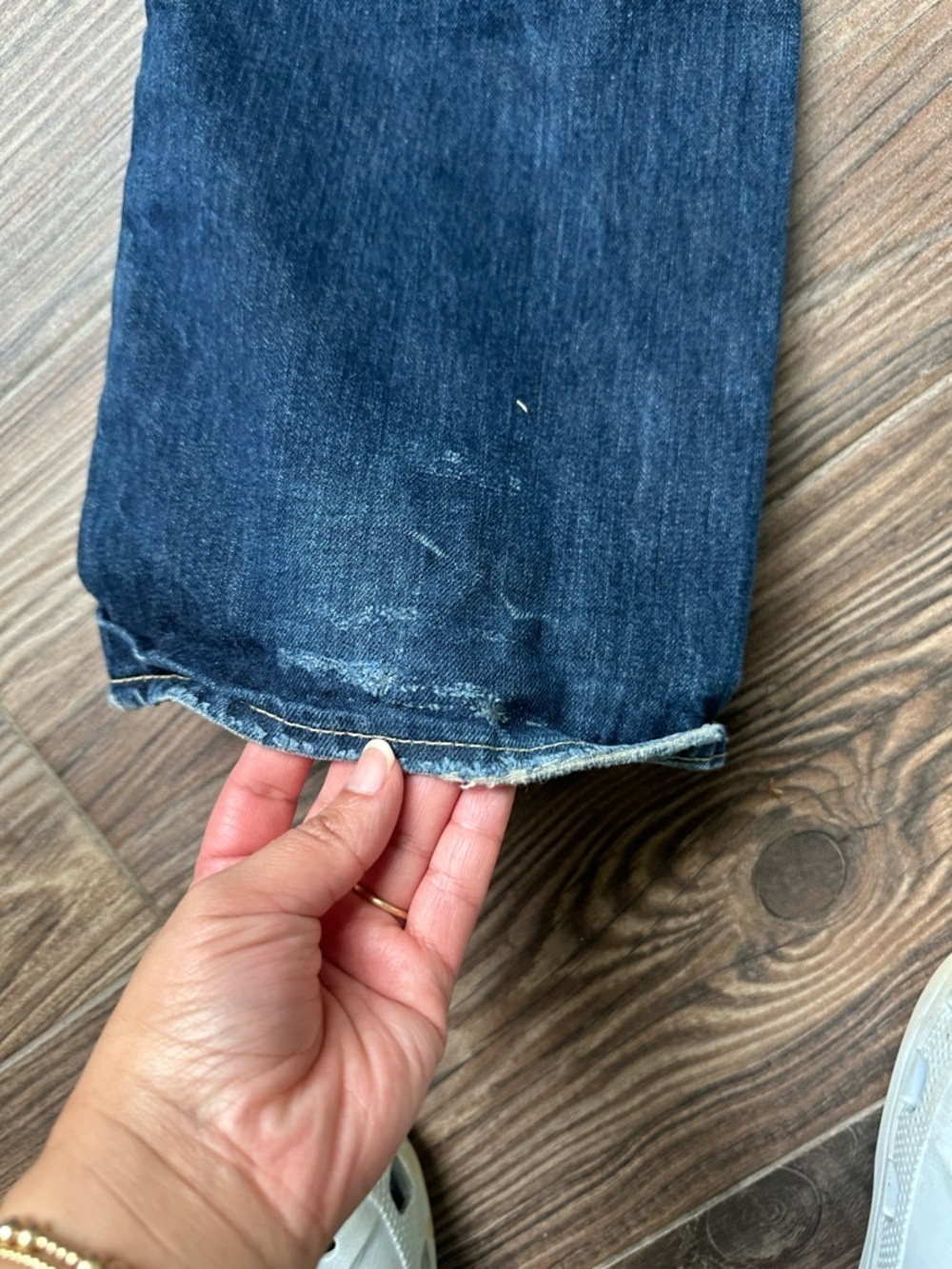 Abercrombie & Fitch Men’s Indigo Straight Jeans 30X32 100% Cotton vintage - Picture 11 of 12
